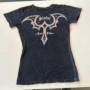 Women’s medium Sinful by Affliction shirt